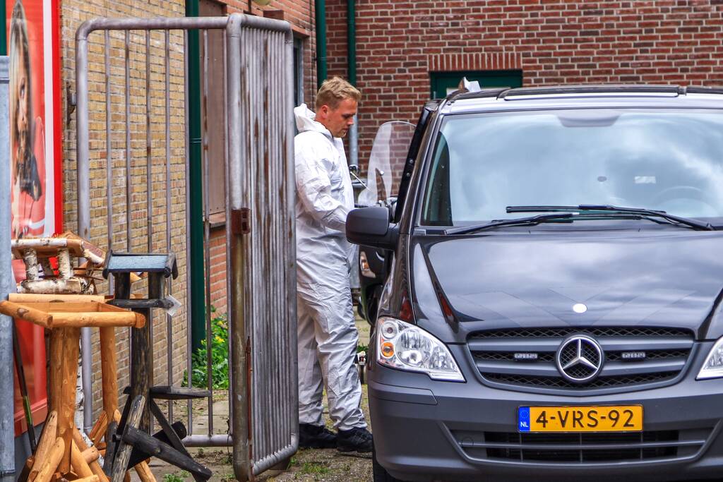 Forensisch onderzoek in woning
