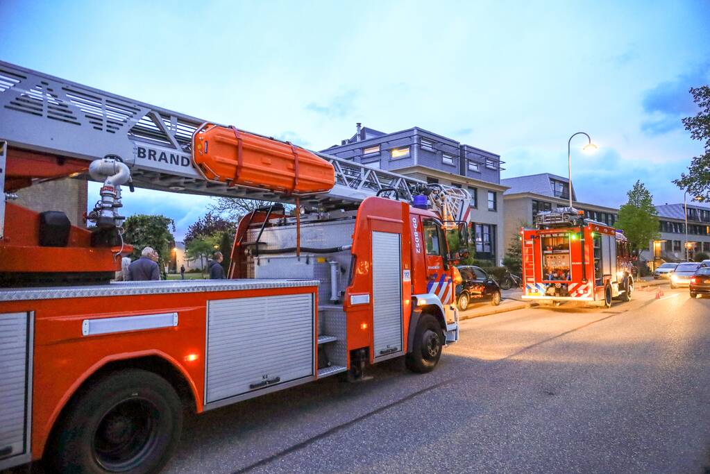Buurman ontdekt schoorsteenbrand