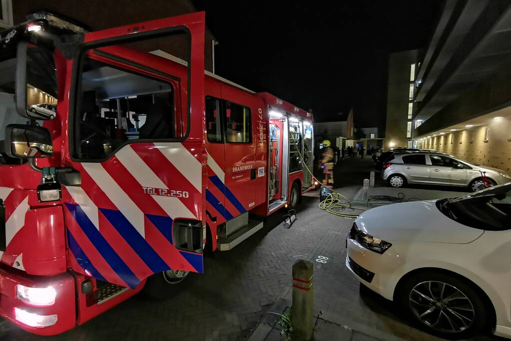 Veel rook bij brand in berging