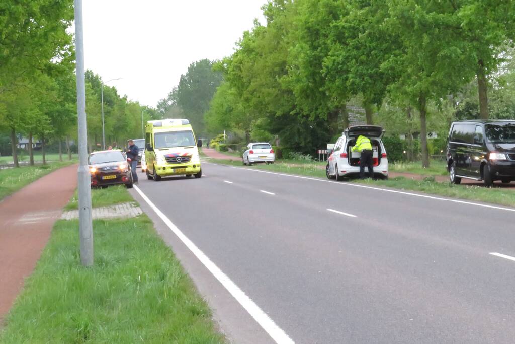 Fietser gewond bij aanrijding met auto