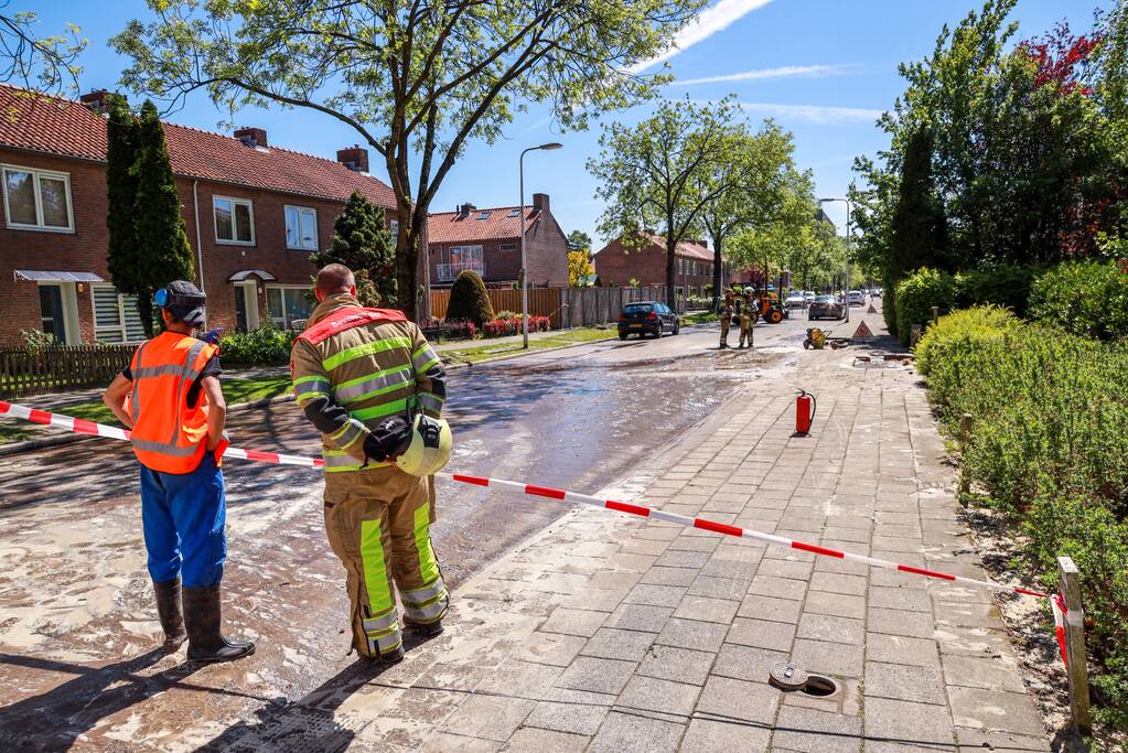 Sterke gaslucht bij sinkhole