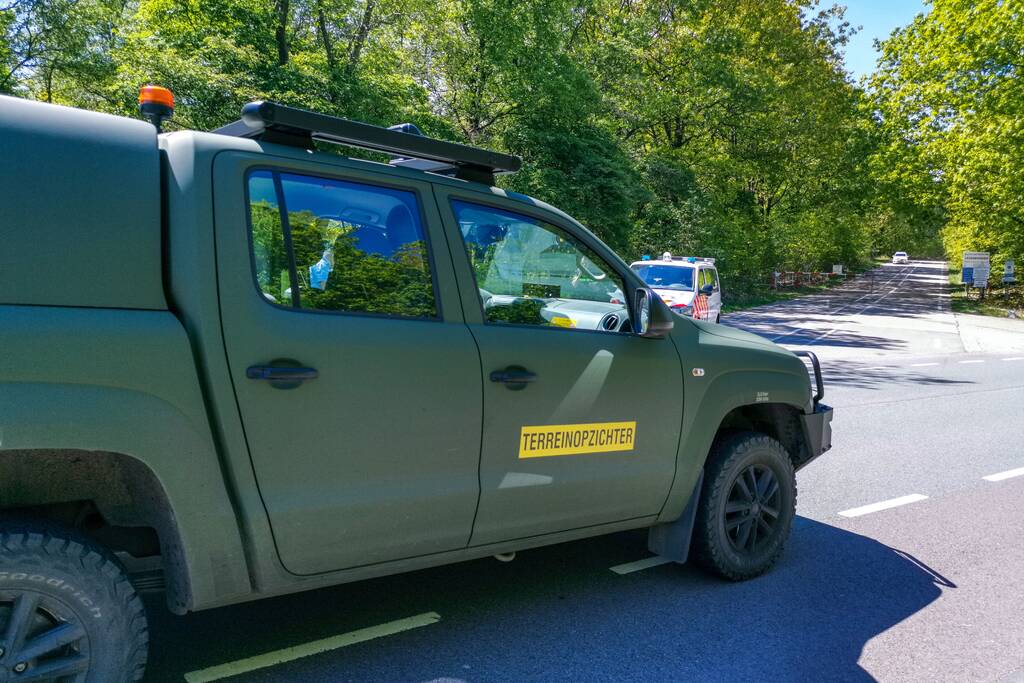 Bosbrand op militair oefenterrein