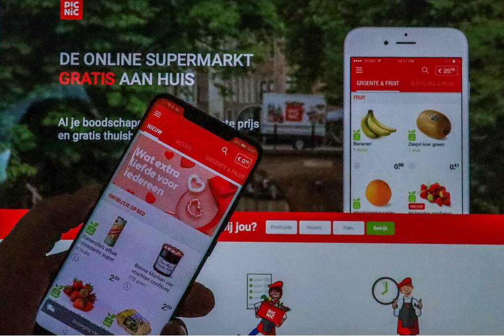 Medewerkers Picnic gaan in protest