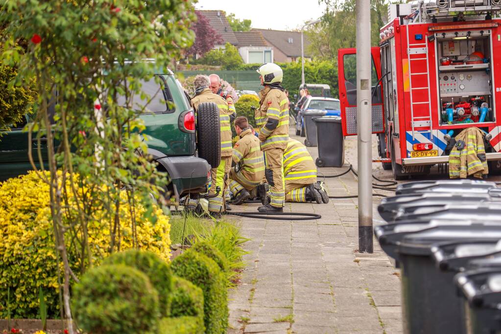 Veel rook bij brand in woning