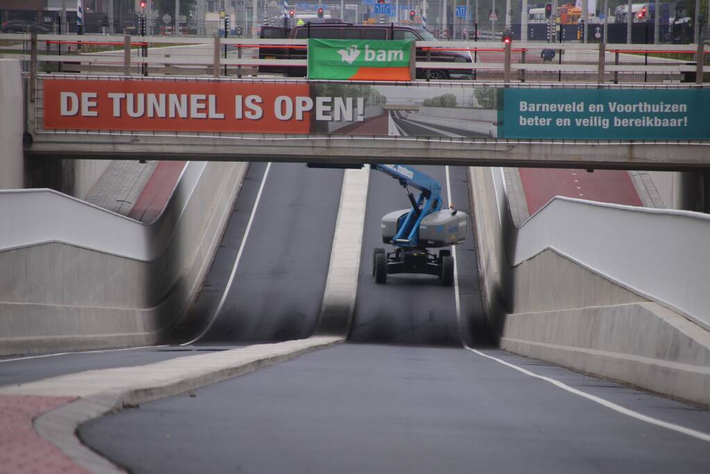Harselaartunnel acht nachten afgesloten voor afrondende werkzaamheden