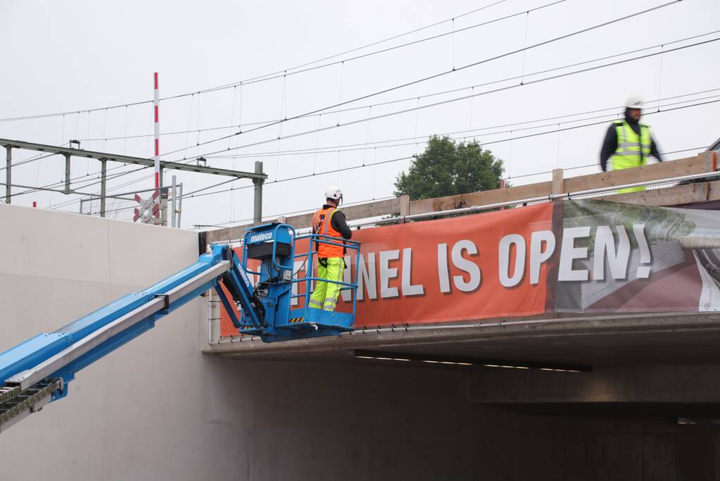 Harselaartunnel acht nachten afgesloten voor afrondende werkzaamheden