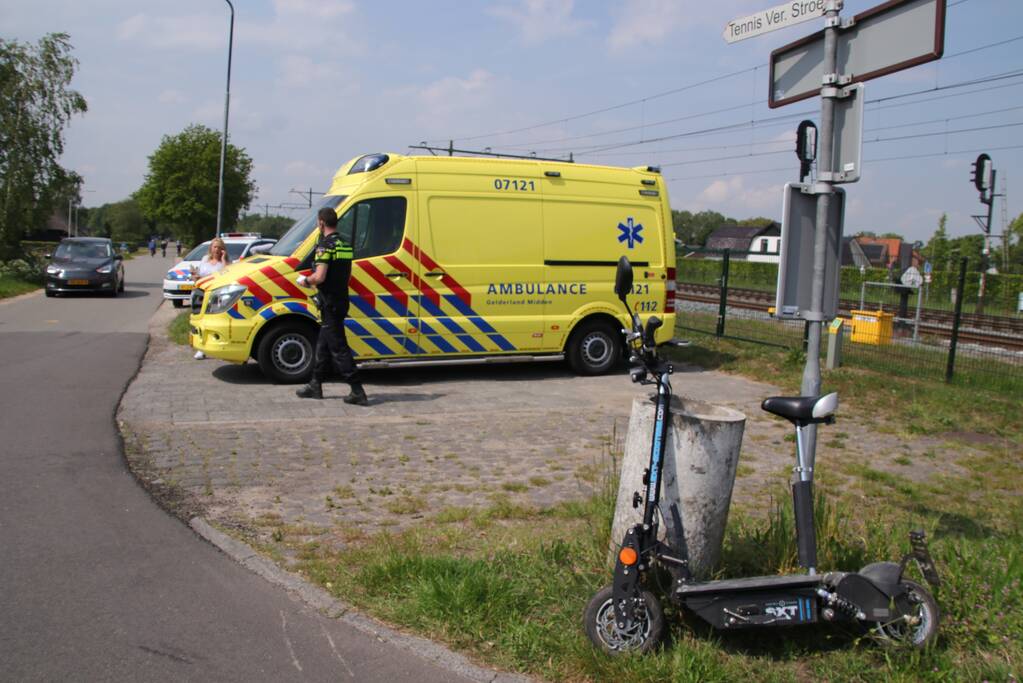 Man gewond na val met elektrische step