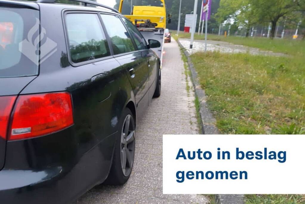 Automobilist voor 6e keer gepakt, A2