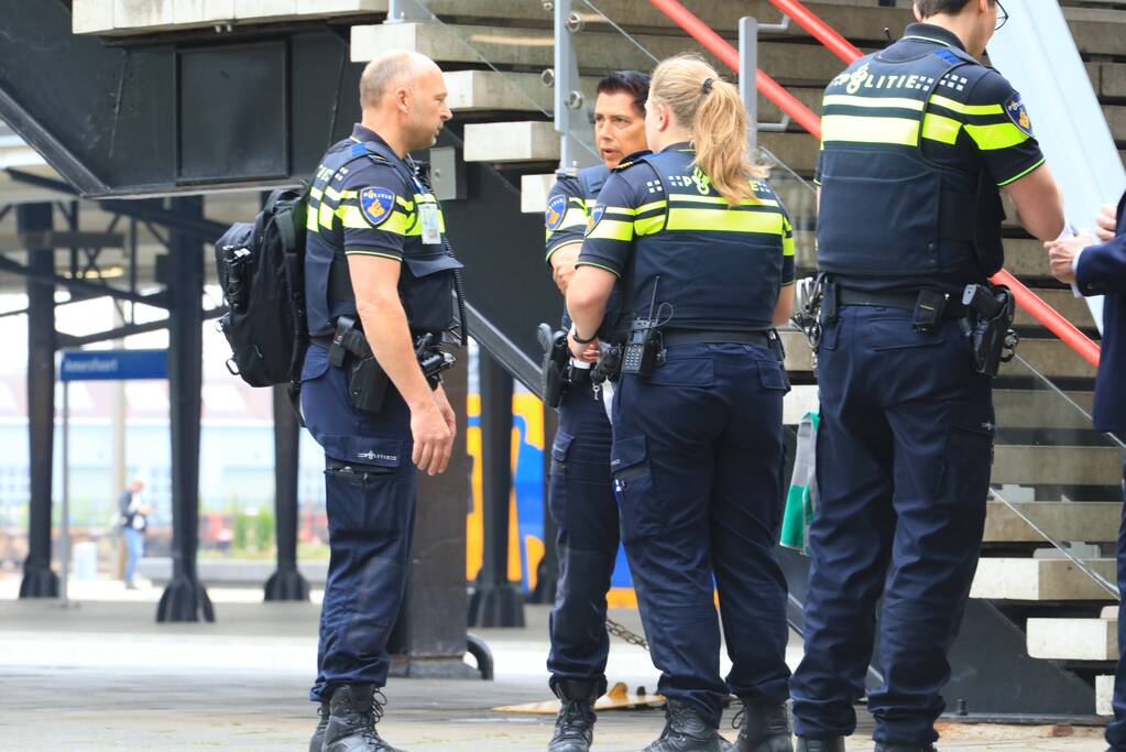 Verdacht pakketje in trein