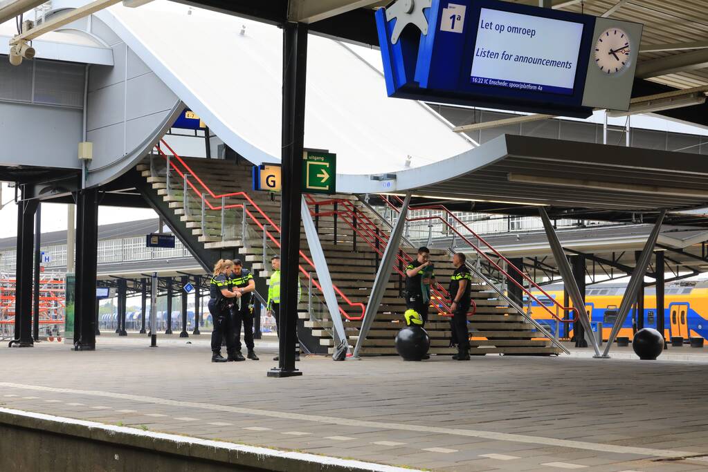 Verdacht pakketje in trein