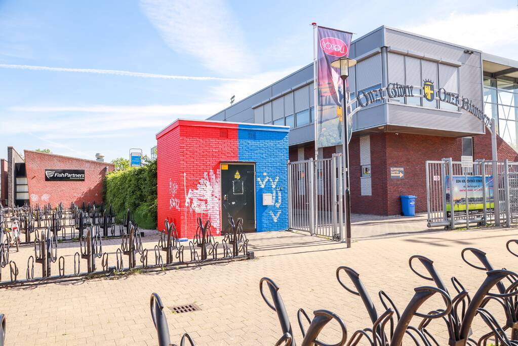 Transformatorhuisje Westmaas opnieuw beklad