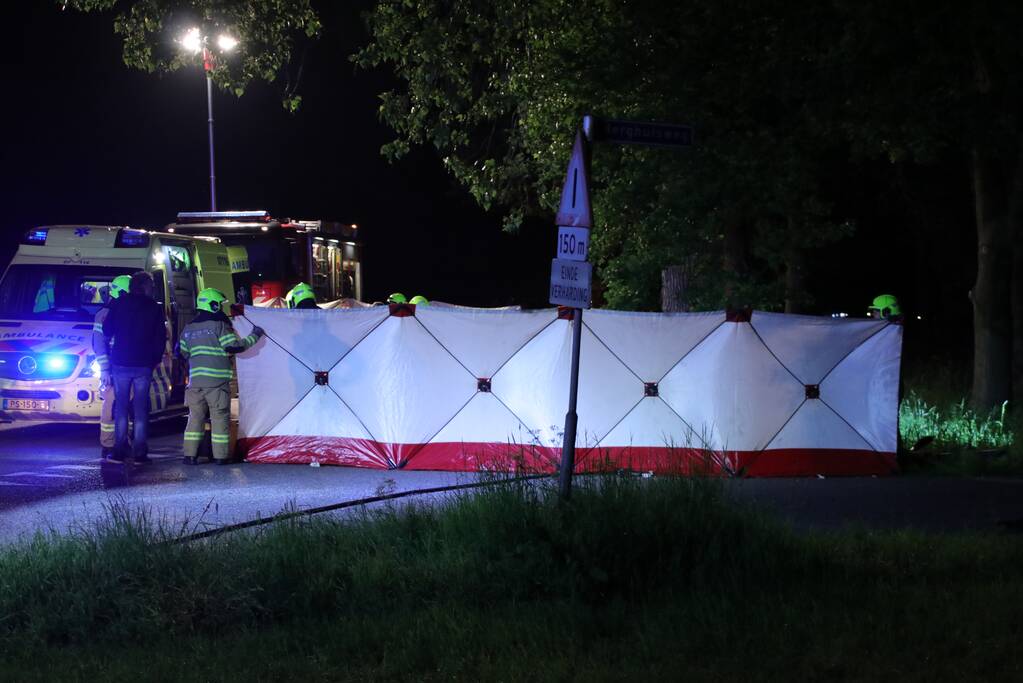 Zwaargewonde bij eenzijdige aanrijding