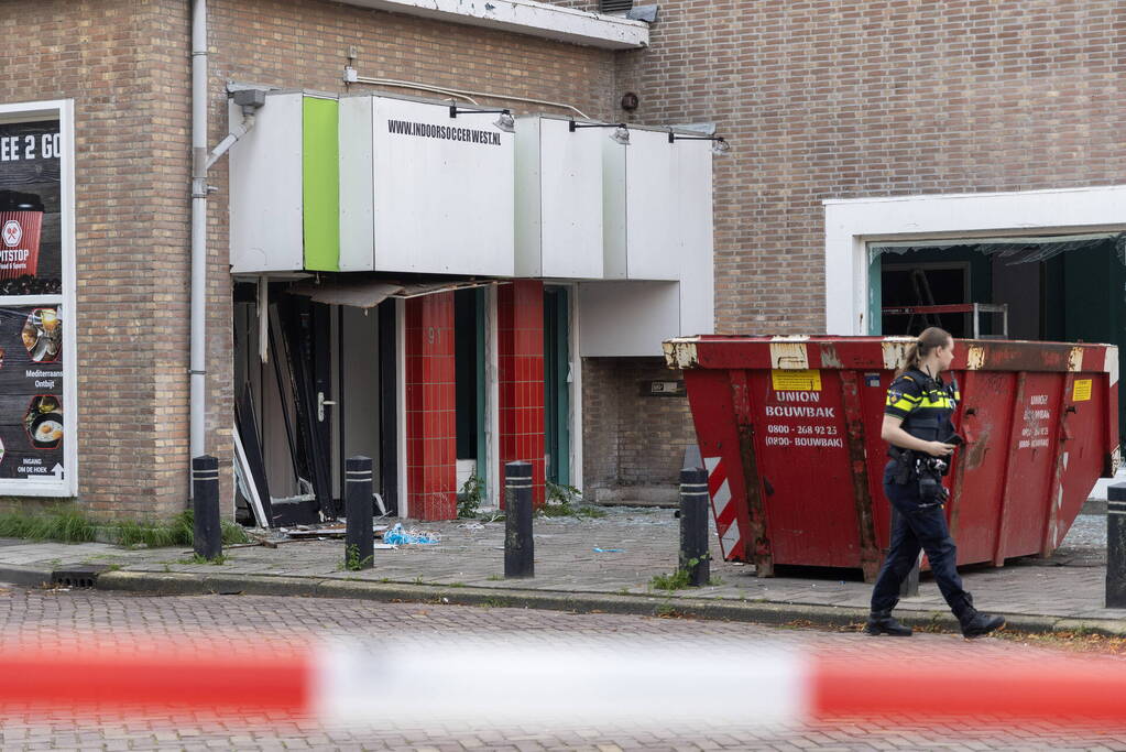 Meerdere ramen kapot na explosie