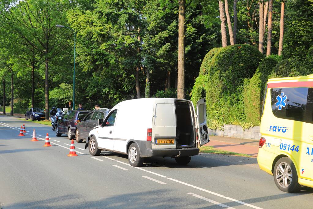 Veel schade bij kop-staart botsing