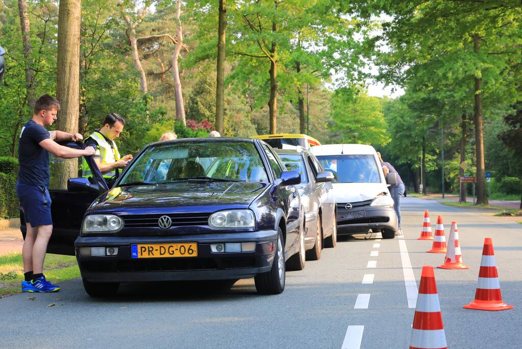 Veel schade bij kop-staart botsing