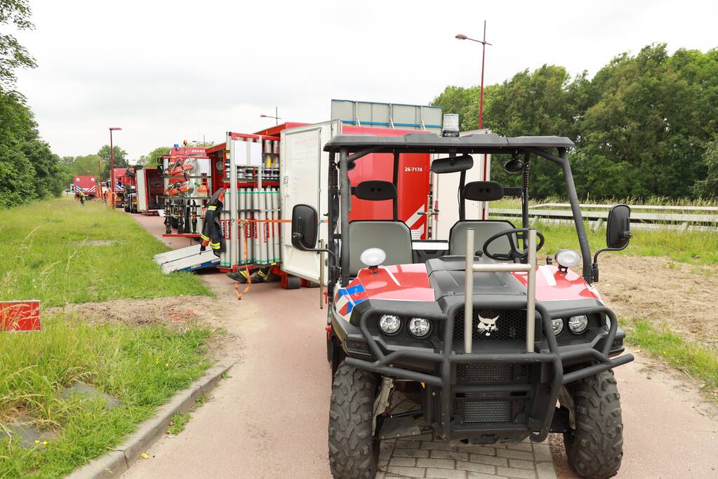 Twee personen onderhoudsmedewerkers bevrijd uit Prinses Beatrixsluis