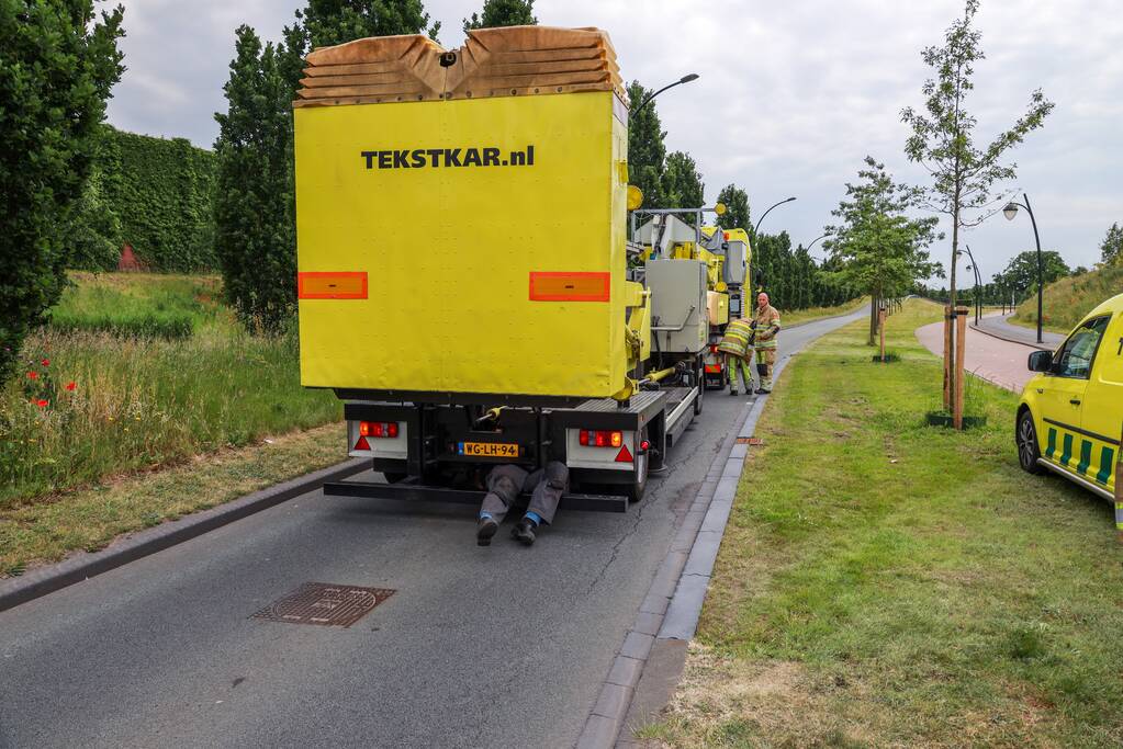 Vastgelopen remmen zorgt voor verkeershinder