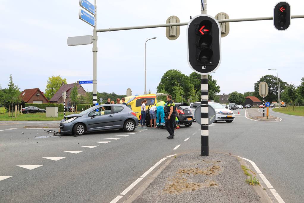 Gewonde bij ongeval op kruising