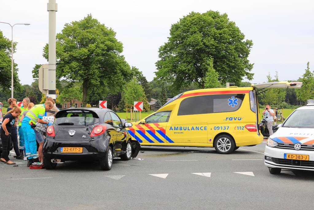 Gewonde bij ongeval op kruising