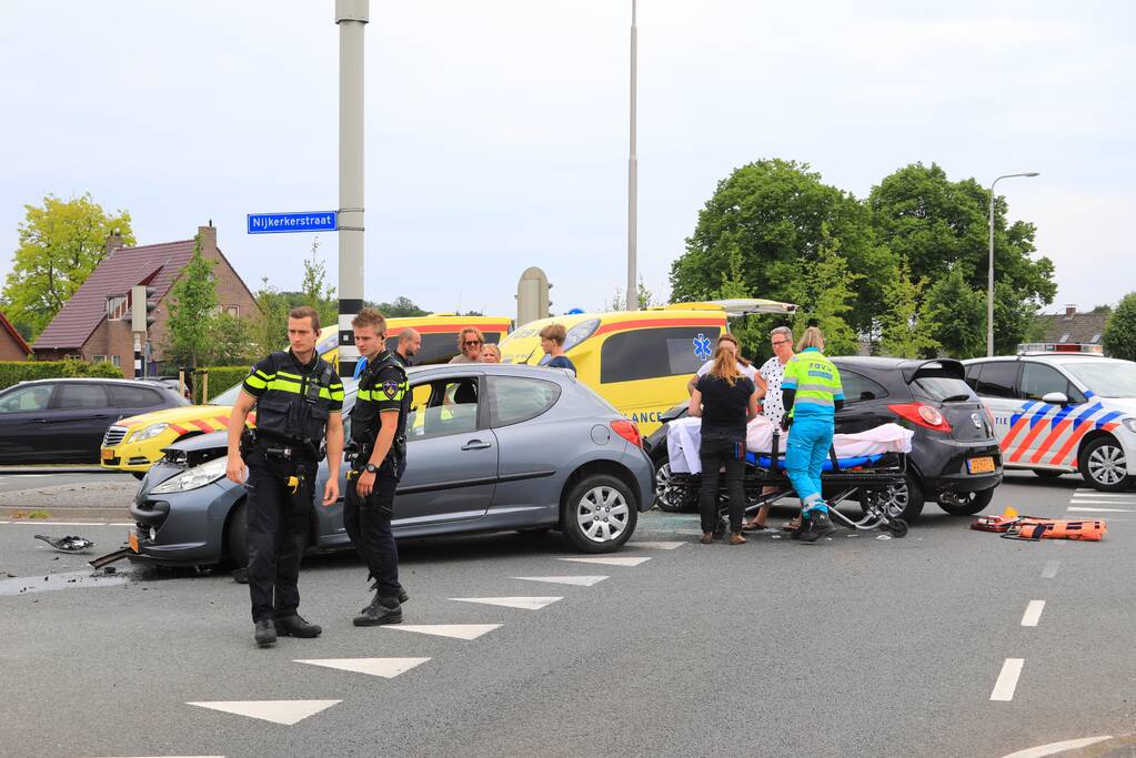 Gewonde bij ongeval op kruising