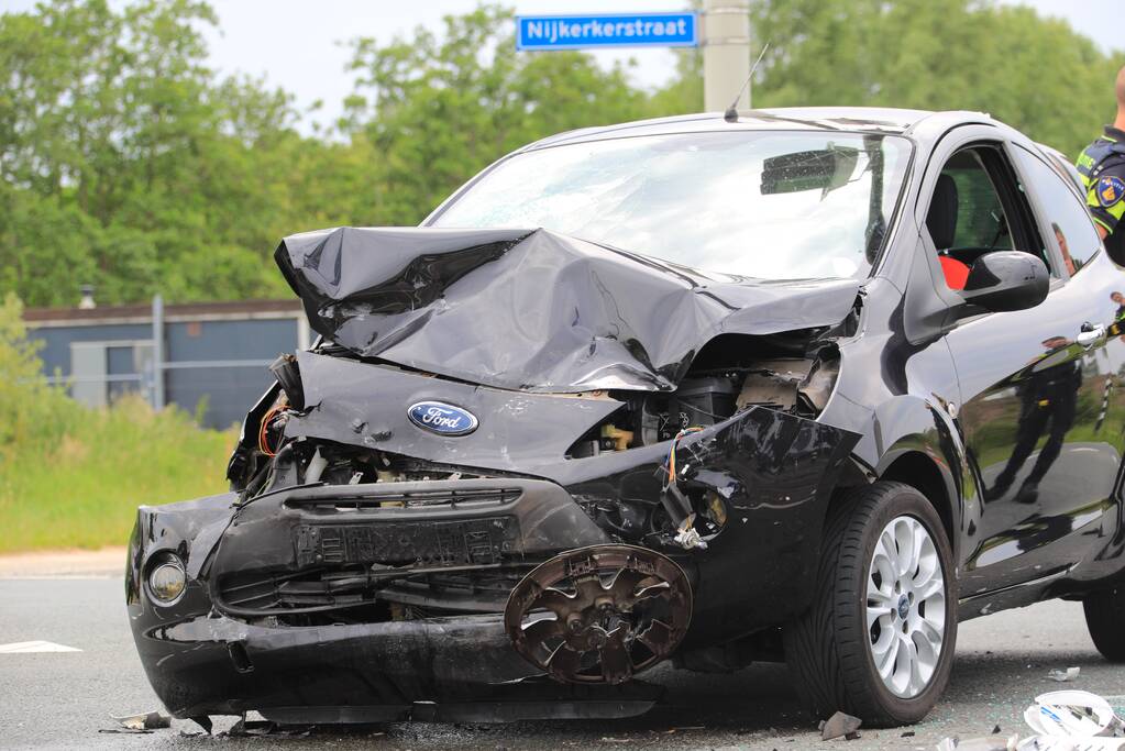 Gewonde bij ongeval op kruising