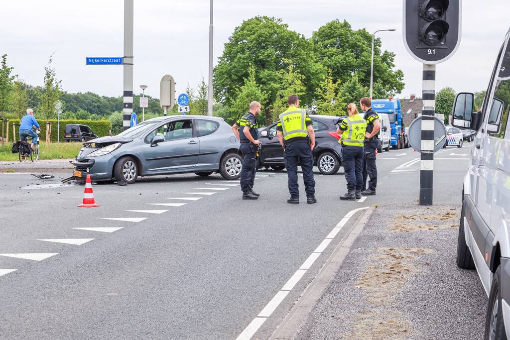 Gewonde bij ongeval op kruising