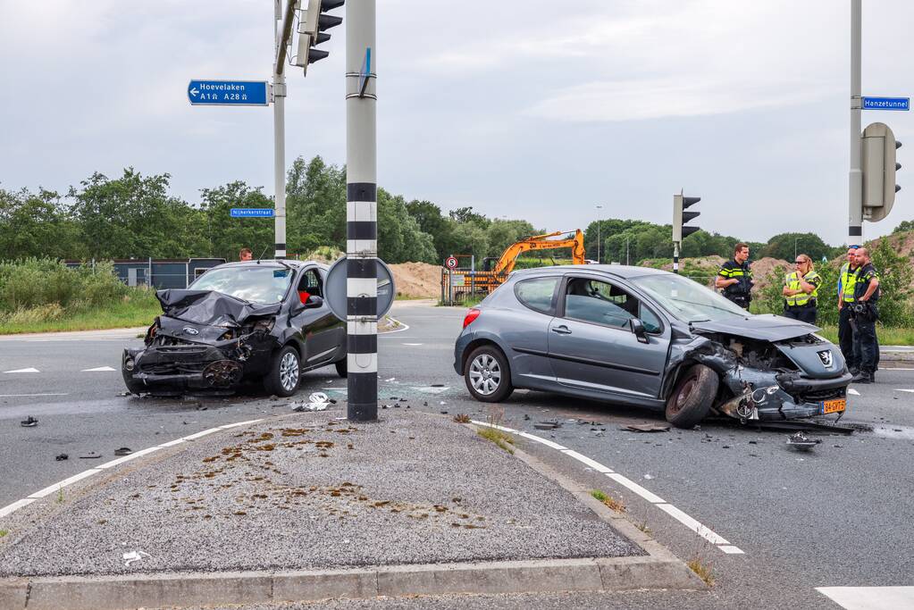 Gewonde bij ongeval op kruising
