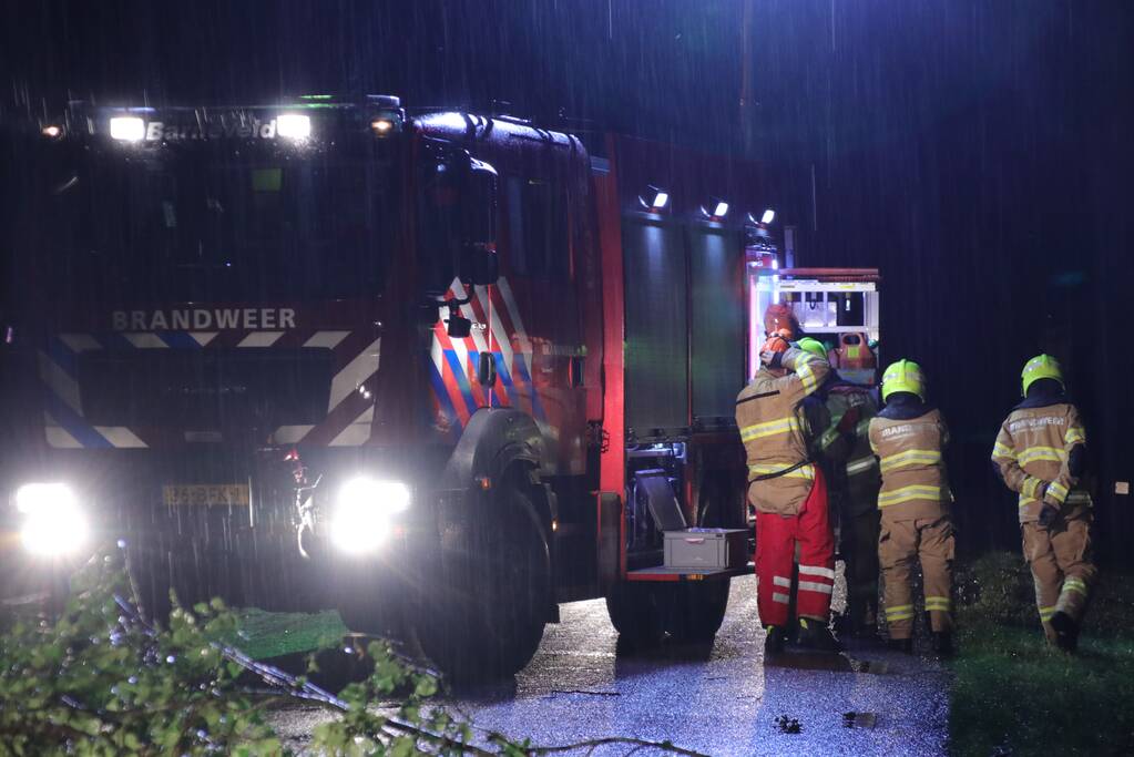 Veel stormschades in midden Nederland