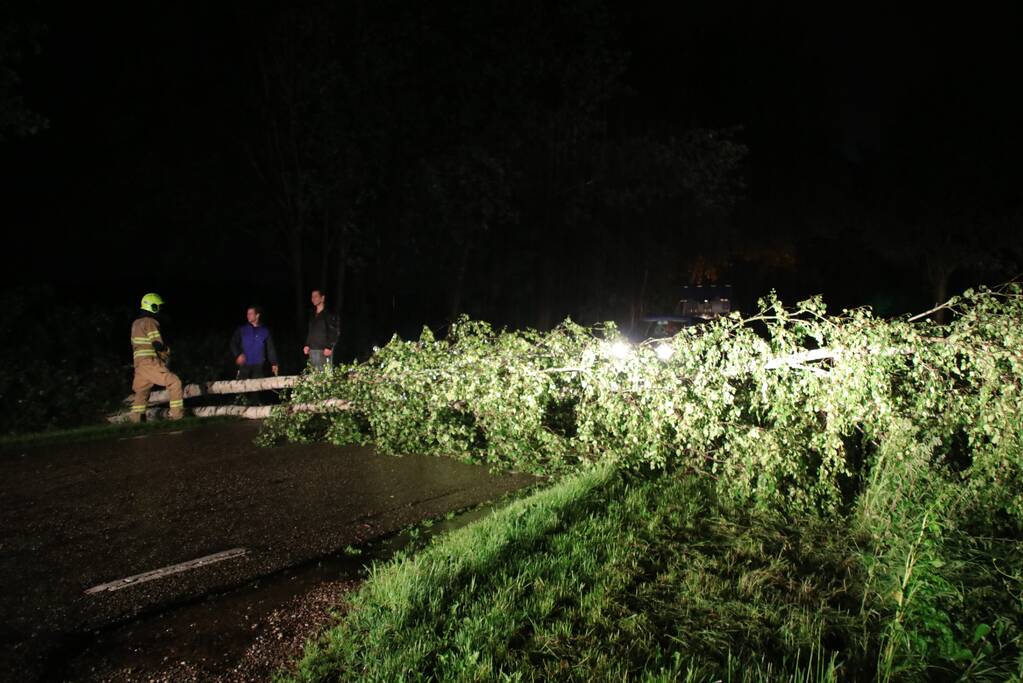 Veel stormschades in midden Nederland