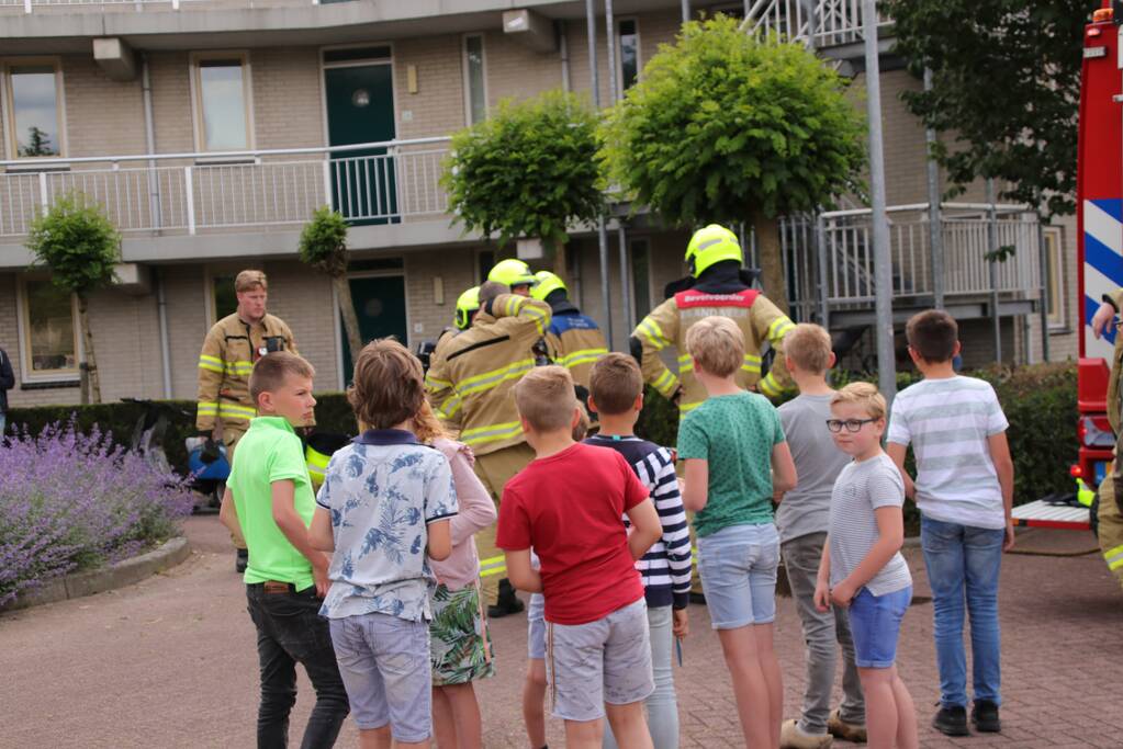 Scooter gaat in vlammen op
