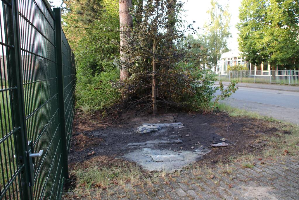 Kliko in brand gestoken