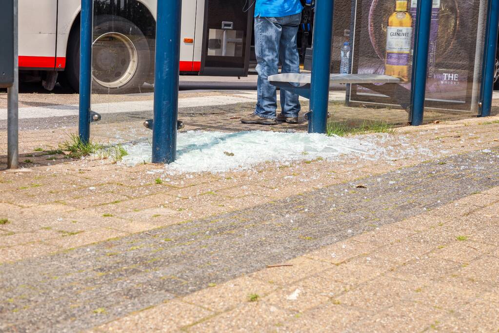 Ruiten bushokjes vernield