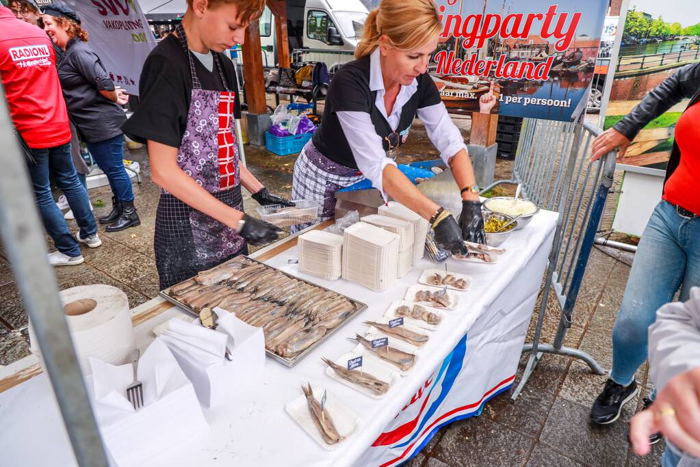 Nationale Haring Dag later gestart door regen