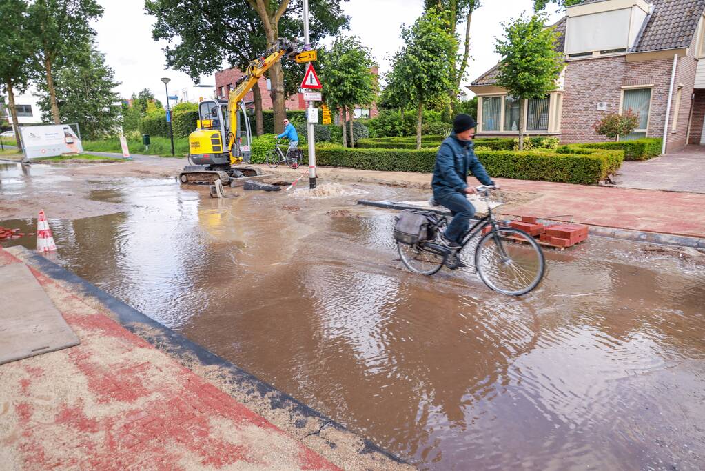 Waterballet na graafwerkzaamheden