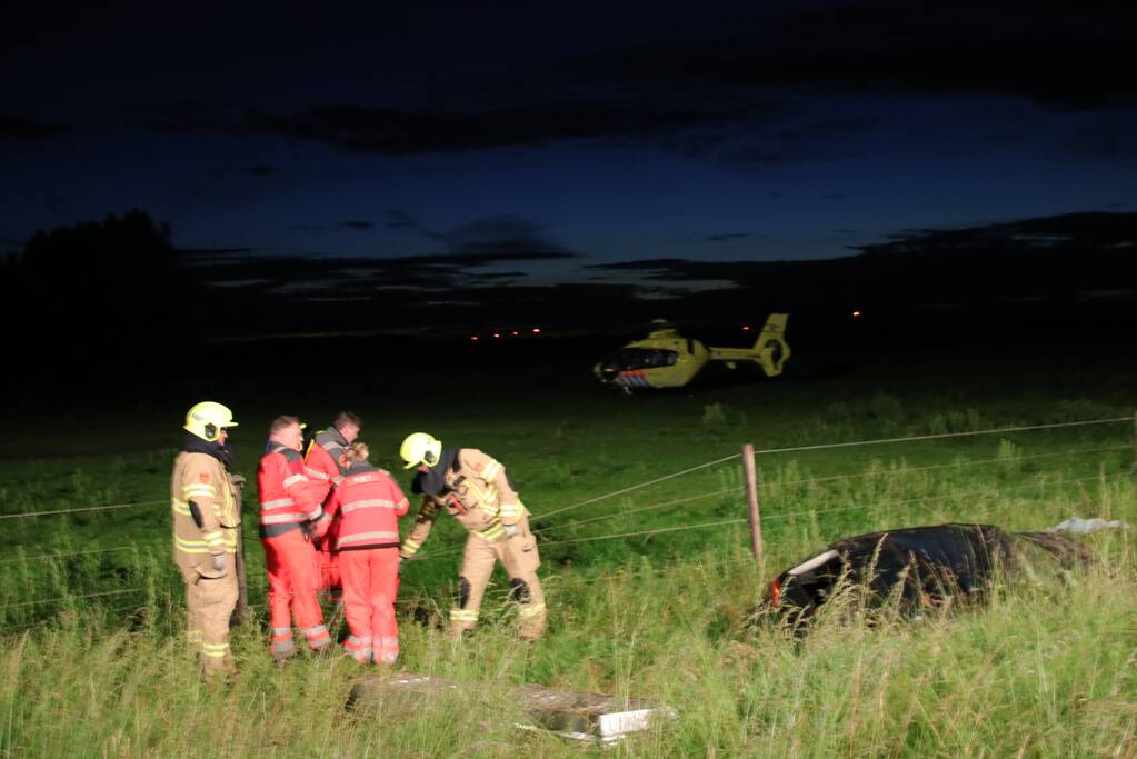 Zwaargewonde na ongeluk