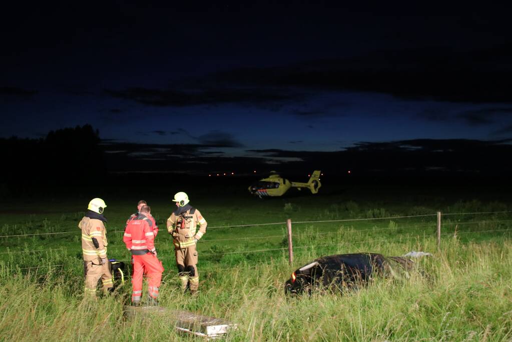 Zwaargewonde na ongeluk