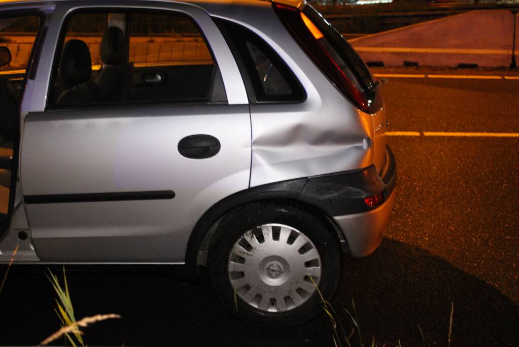 Opnieuw auto uit de bocht gevlogen