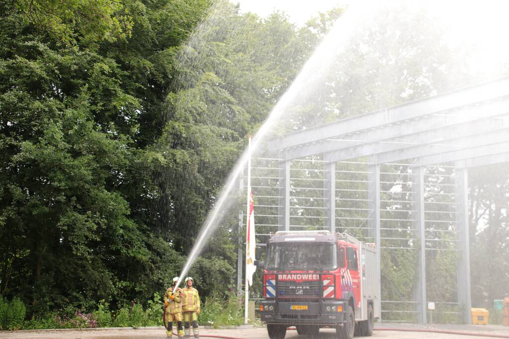 Herdenking omgekomen brandweerlieden bij kazerne Maarsbergen
