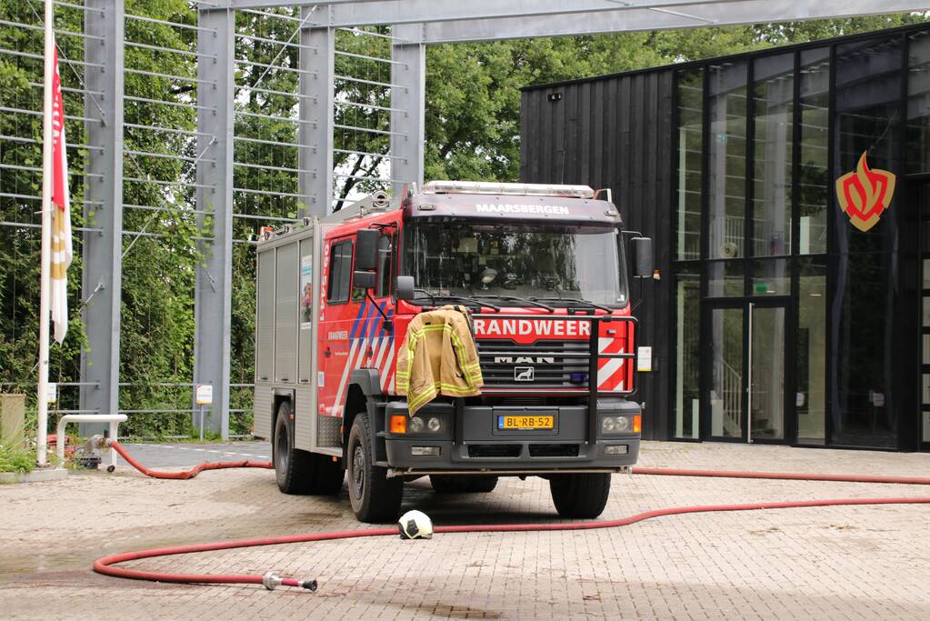 Herdenking omgekomen brandweerlieden bij kazerne Maarsbergen