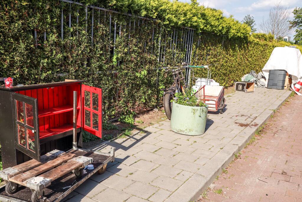 Veel troep achtergebleven na ontruiming kraakpand