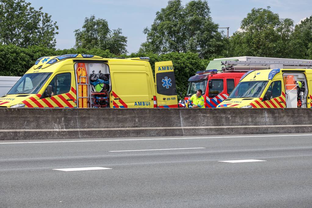 Meerdere gewonden bij ongeval snelweg