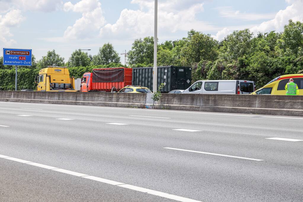 Meerdere gewonden bij ongeval snelweg