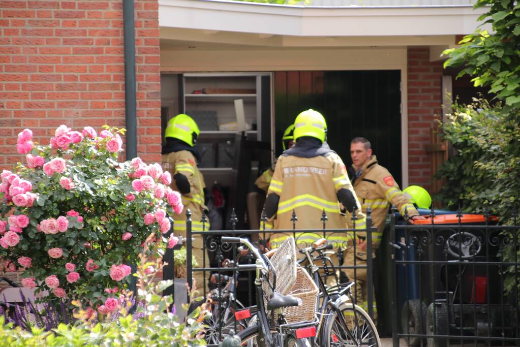 Gewonde bij woningbrand