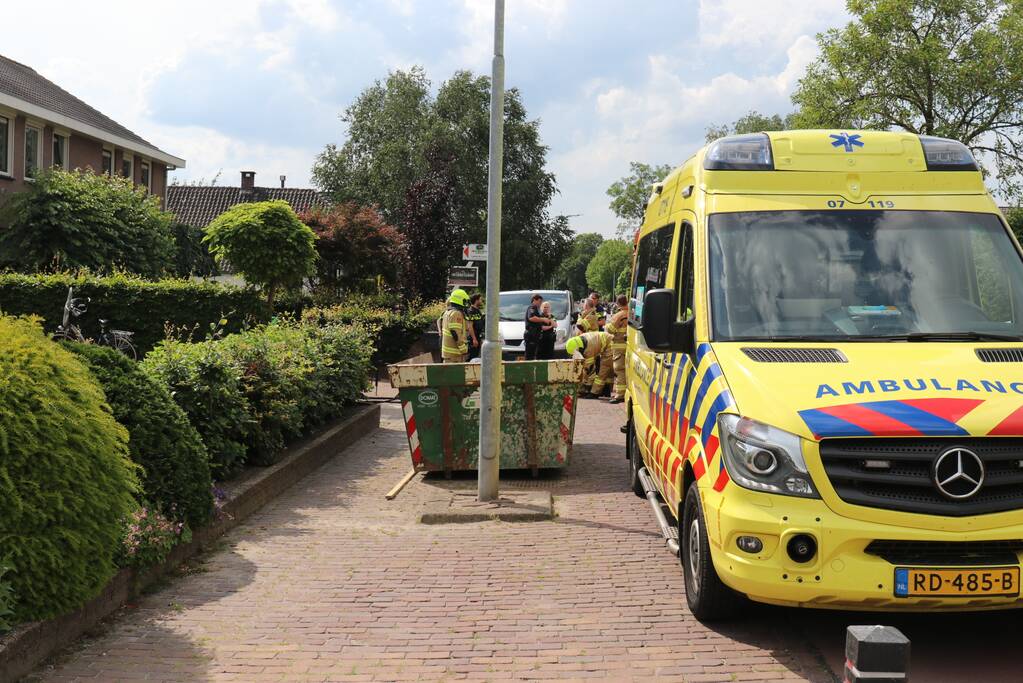 Gewonde bij woningbrand
