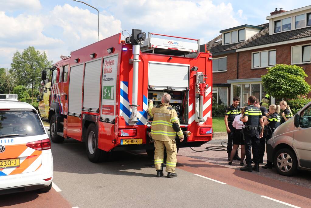 Gewonde bij woningbrand
