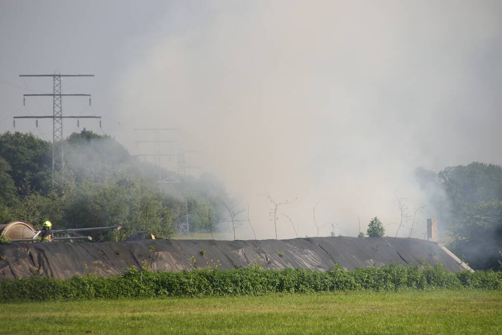 Schuur verwoest door brand