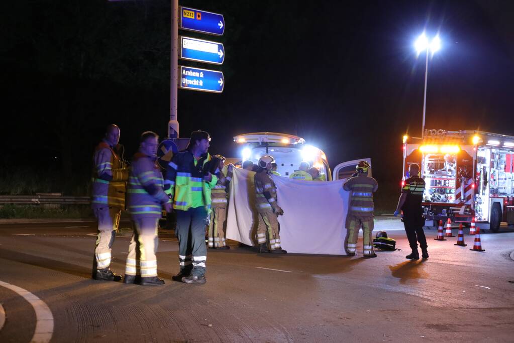 Bestuurder zwaargewond na lancering