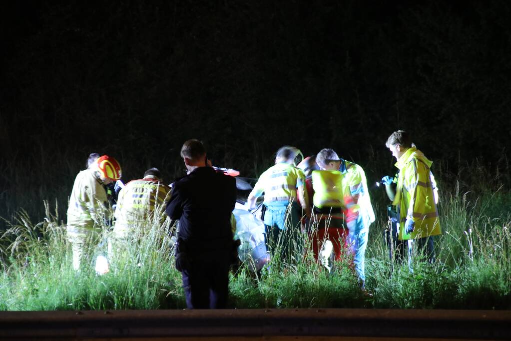 Bestuurder zwaargewond na lancering