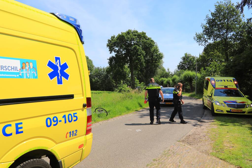 Fietsster ernstig gewond