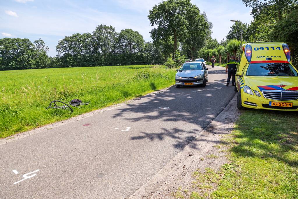 Fietsster ernstig gewond